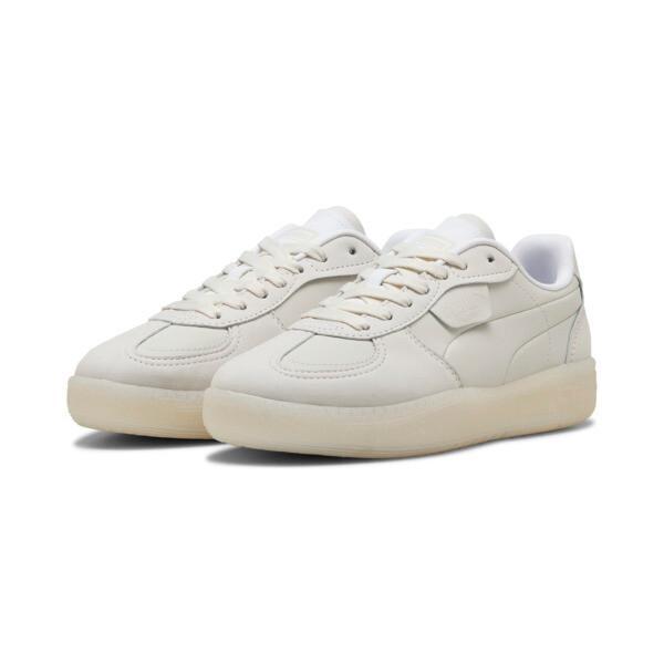 PUMA Palermo Moda Elevated Women's Sneakers in Vapor Grey/Warm White Product Image