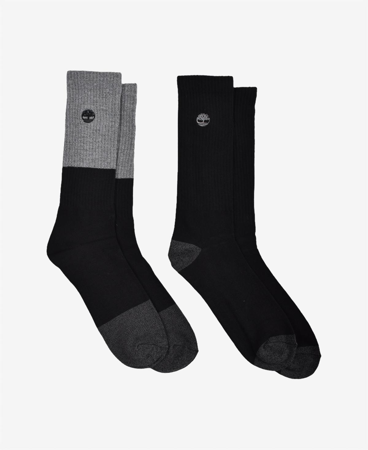 Timberland Mens Colorblock Crew Socks, Pack of 2 Product Image