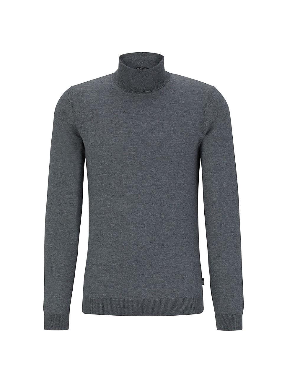 Boss by Hugo Boss Mens Slim-Fit Rollneck Sweater Product Image