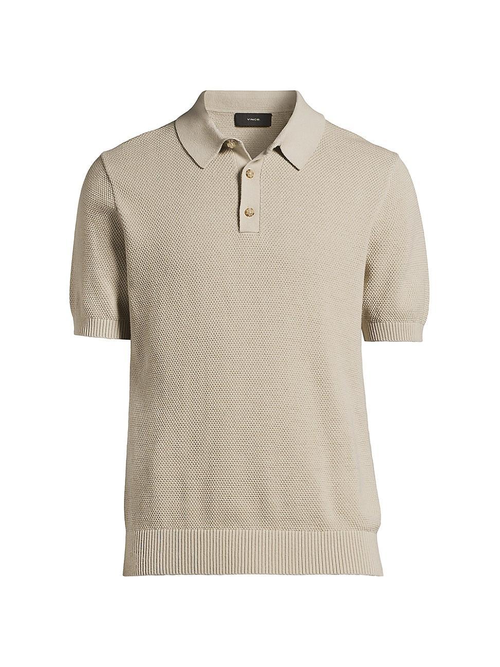 Mens Cotton Piqu Polo Shirt Product Image