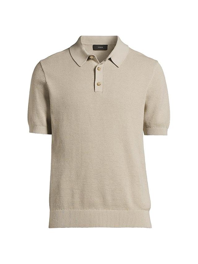 Mens Cotton Piqu Polo Shirt Product Image