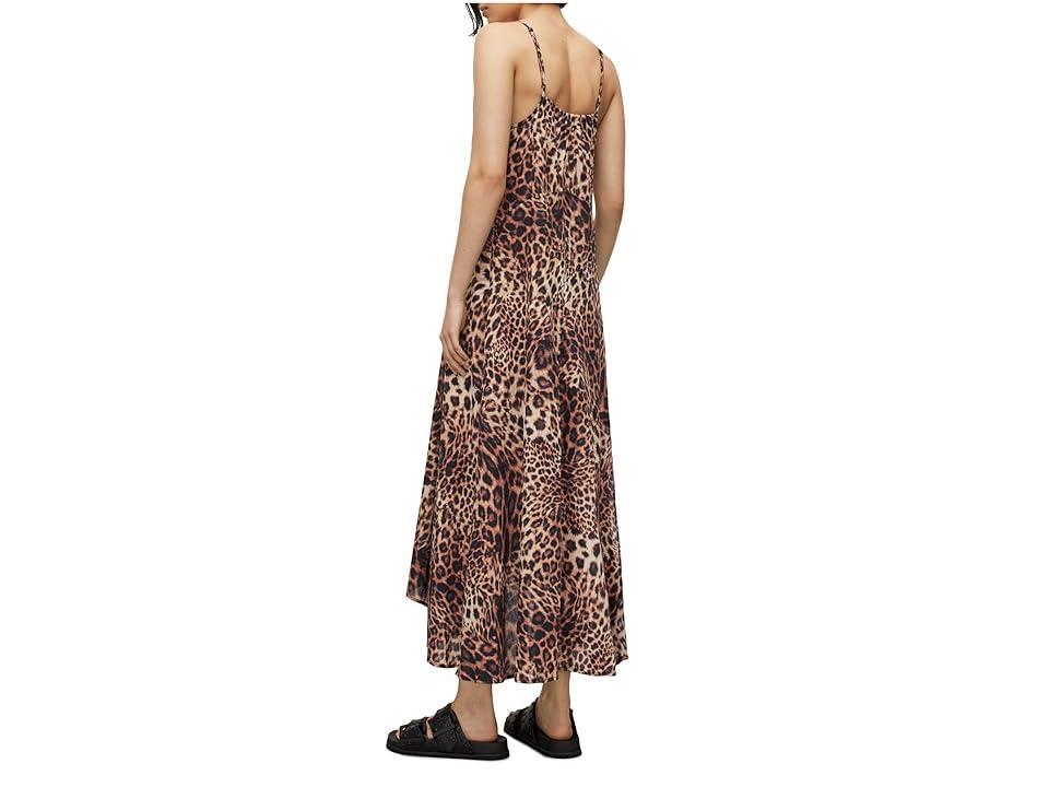 AllSaints Essie Evita Animal Print Maxi Dress Product Image