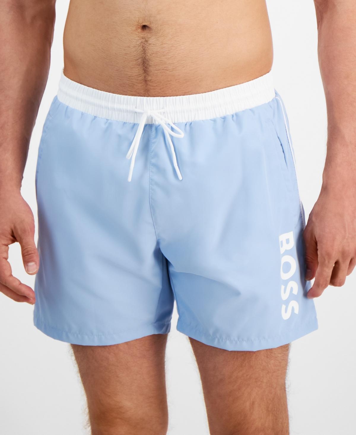 Boss by Hugo Boss Mens Logo 6 Swim Trunks, Created for Macys Product Image