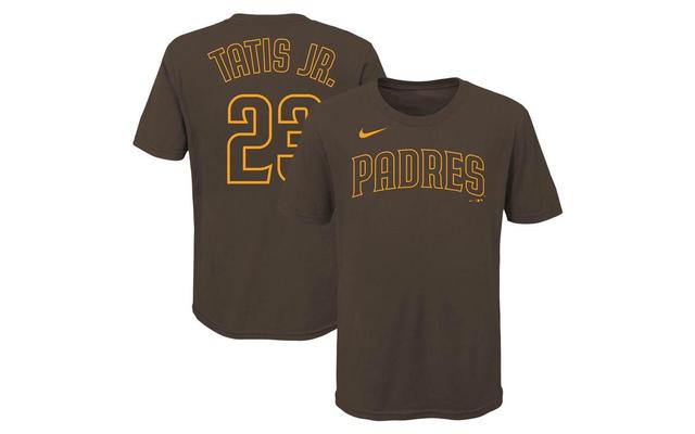 Nike San Diego Padres Mens Name and Number Player T-Shirt Fernando Tatis Jr. Product Image