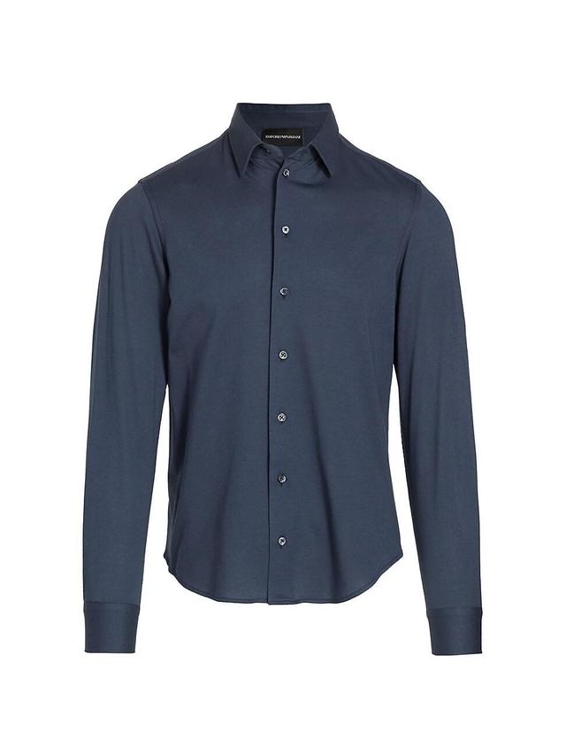 Emporio Armani Solid Button-Up Shirt Product Image