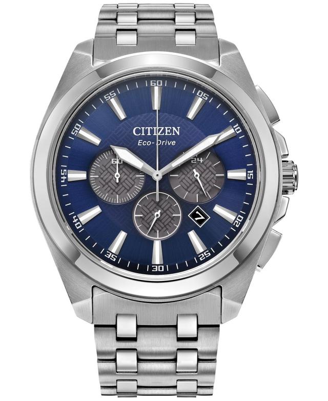 Citizen Mens Peyten Chronograph Stainless Steel Bracelet Watch Product Image