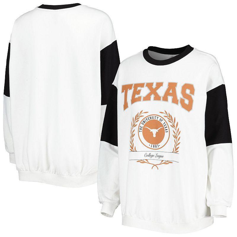 Womens Gameday Couture White Texas Longhorns Its A Vibe Dolman Pullover Sweatshirt Product Image