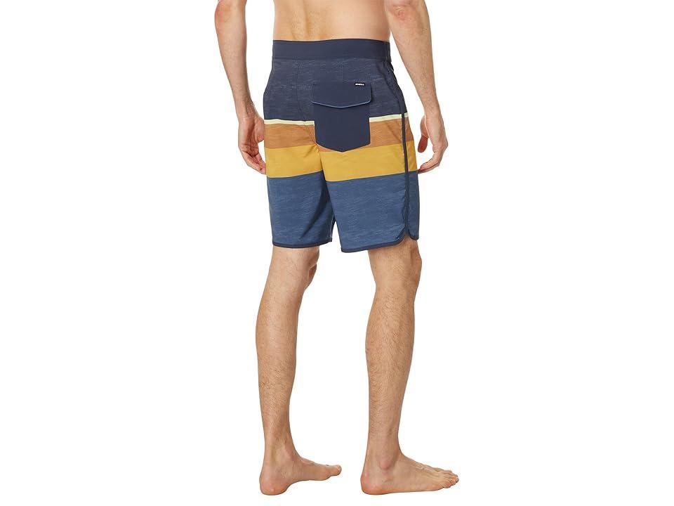 O'Neill Lennox Scallop 19 (Indigo) Men's Swimwear Product Image