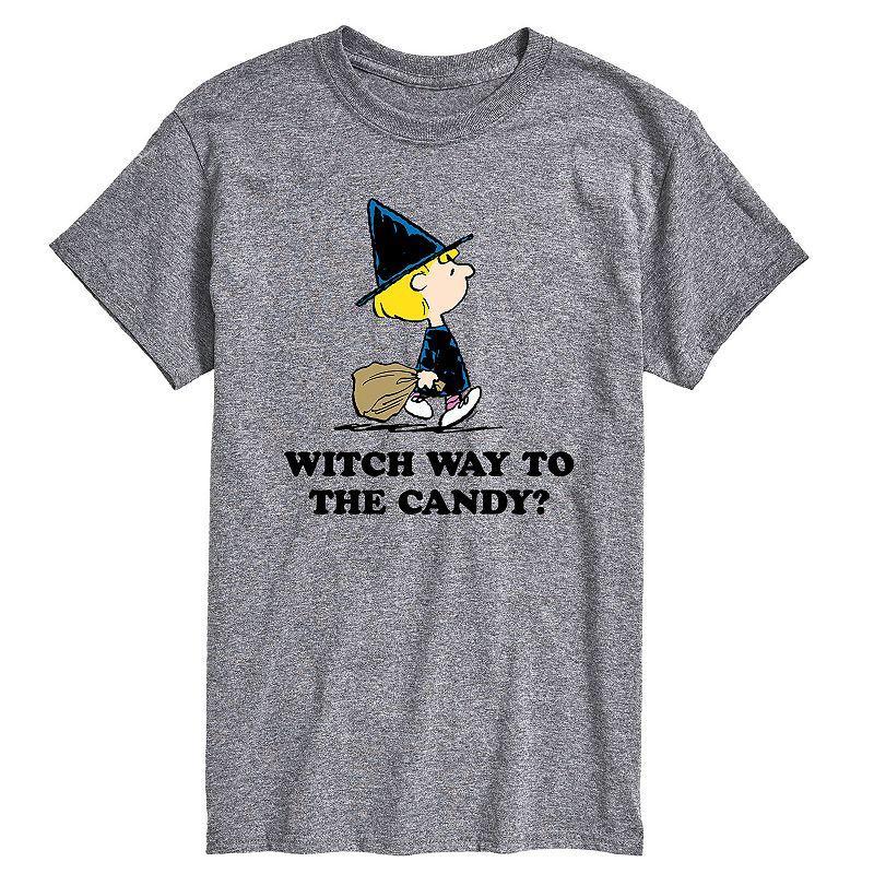 Mens Peanuts Witch Way Candy Tee Product Image