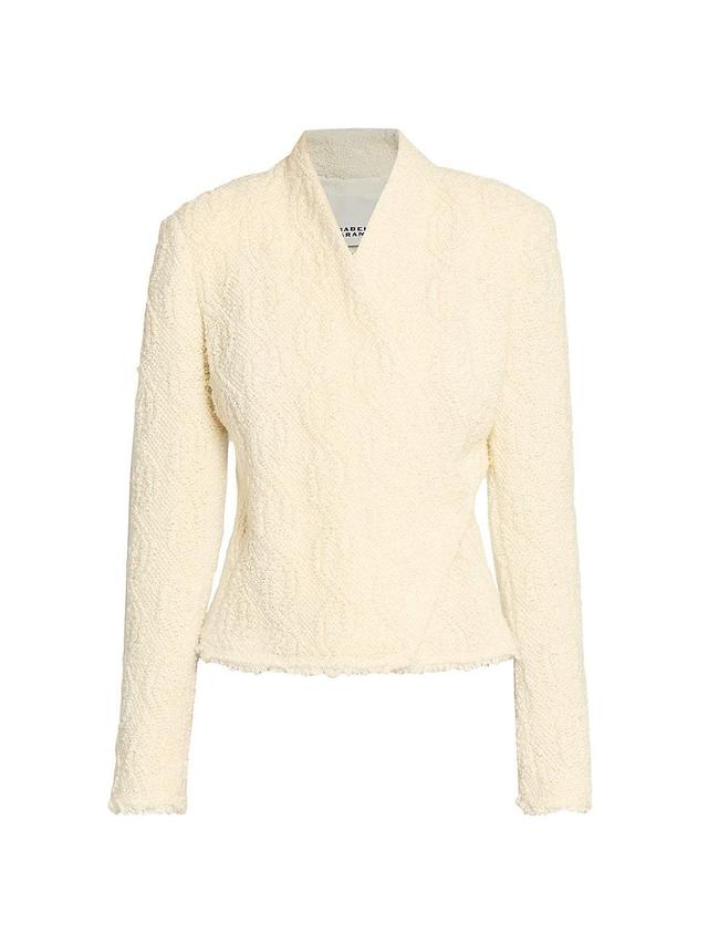 Womens Loyana Cable-Knit Wool-Blend Sweater Product Image