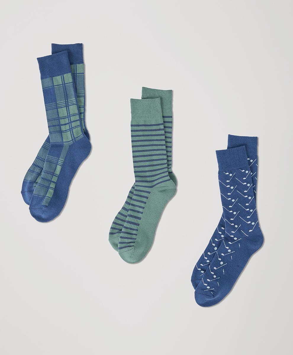 Mens The Perfect Crew Socks 3-Pack 1S Product Image