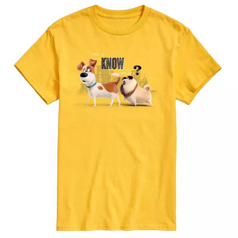 Mens The Secret Life of Pets Do I Know You Graphic Tee Product Image