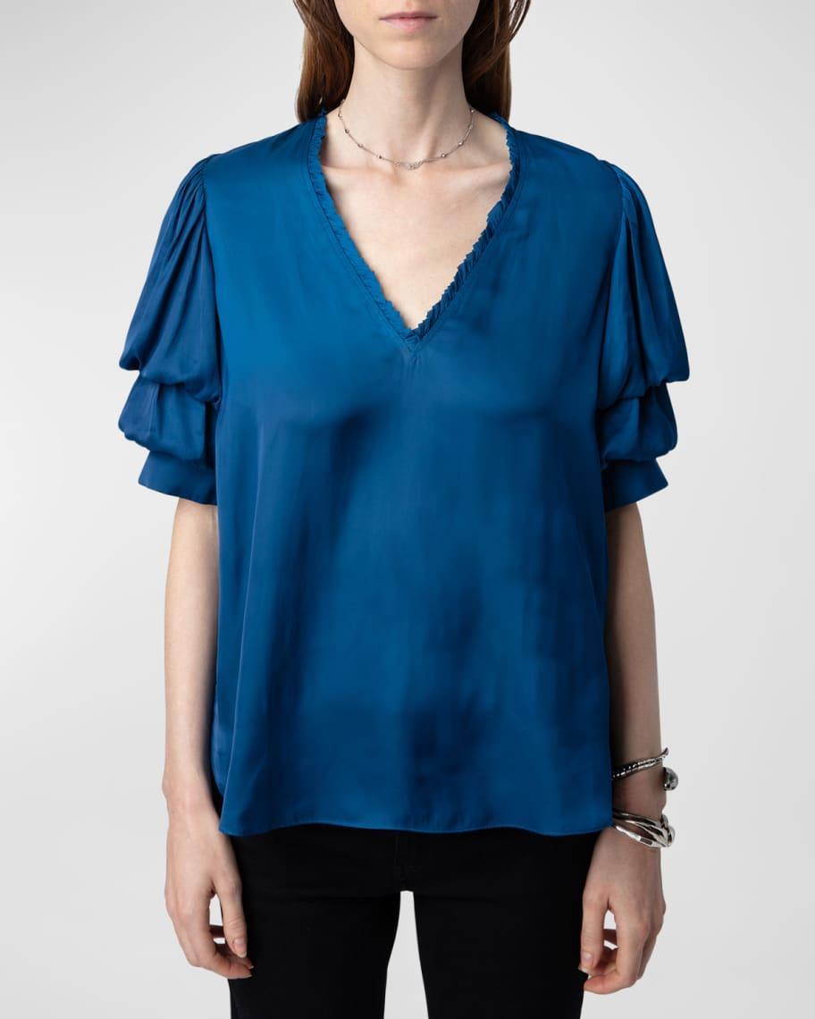 Taste Satin Blouse  Product Image