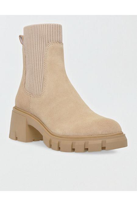 Steve Madden Womens Hayle Platform Chelsea Boot Womens Sand 10 Product Image