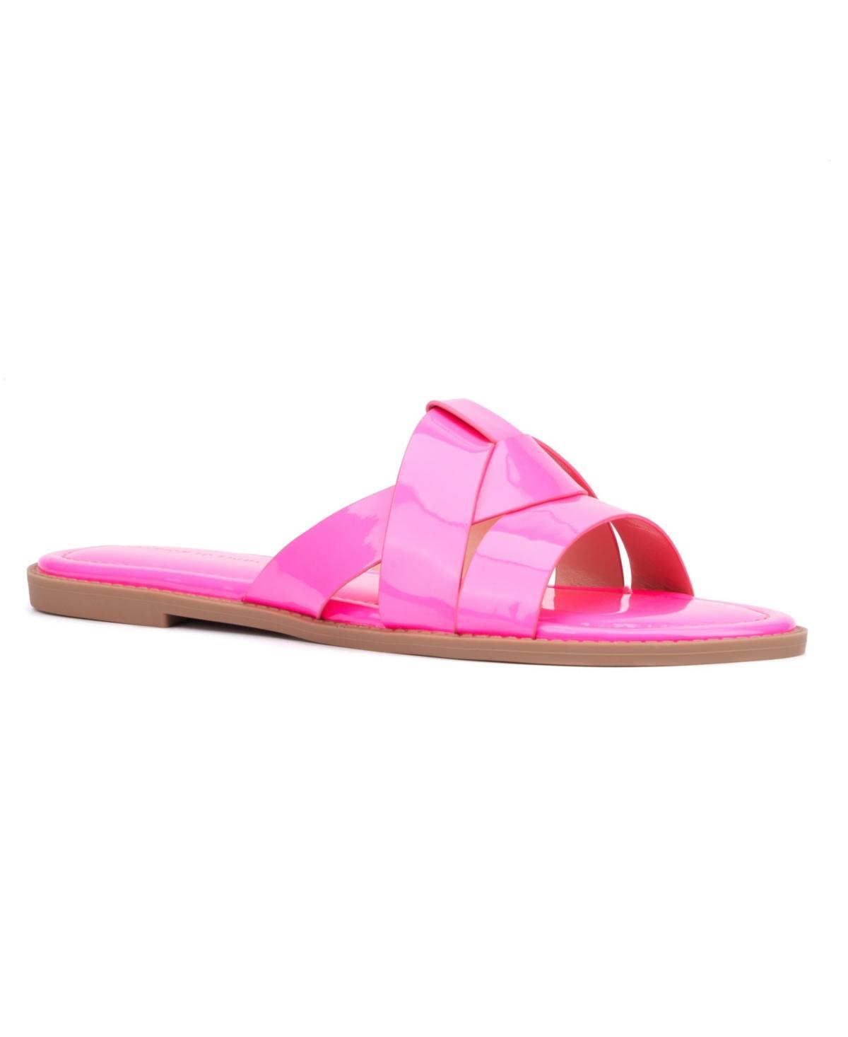 Womens Tiana Wide Width Flats Sandal Product Image