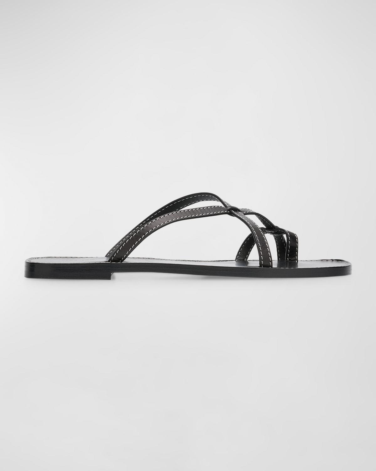 Womens Link Leather Sandals Product Image