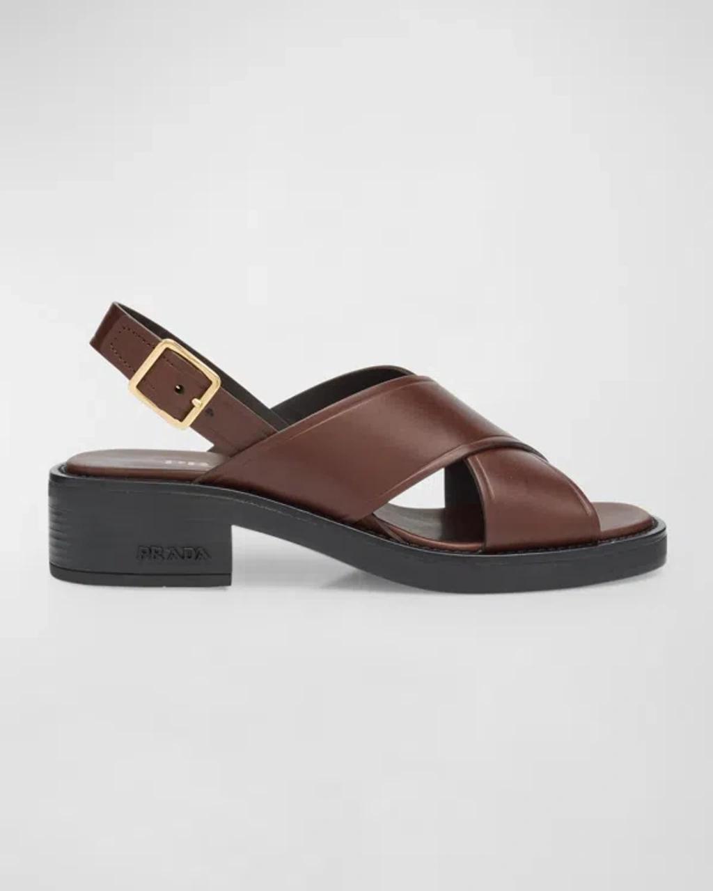 Sandali Block Heel Sandal In Moro product image