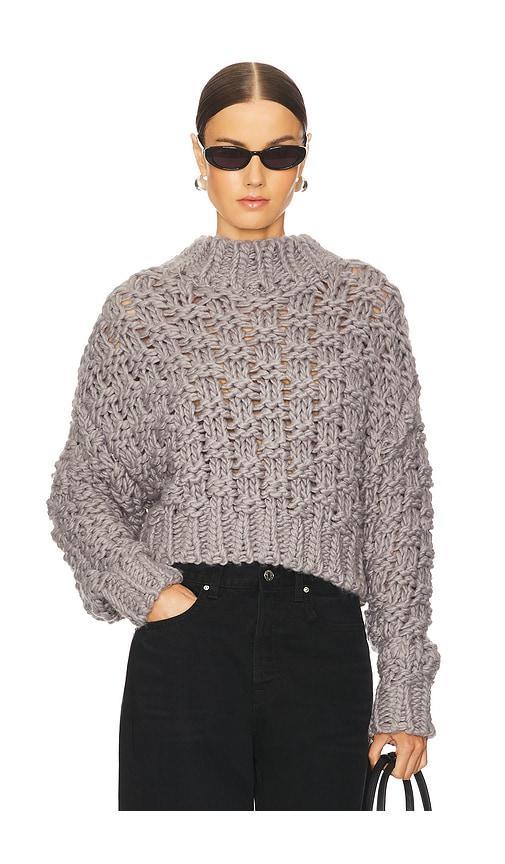 Lovers and Friends Jolene Knit Sweater in Heather Grey Product Image