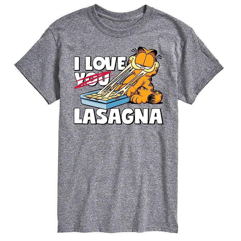 Big & Tall Garfield I Love Lasagna Tee, Mens Product Image