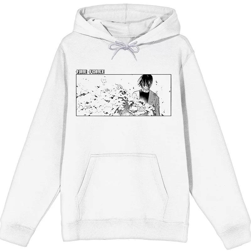 Mens Fire Force Manga Shinmon Graphic Hoodie Product Image