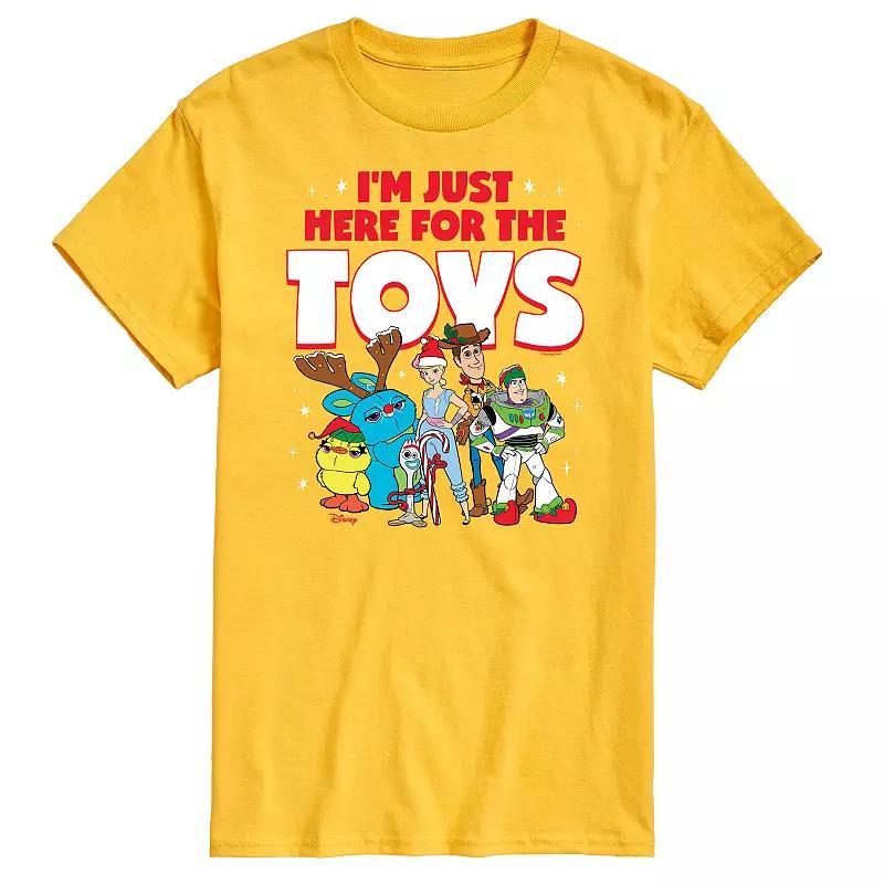 Disney / Pixars Toy Story 4 Mens Here For The Toys Graphic Tee Product Image