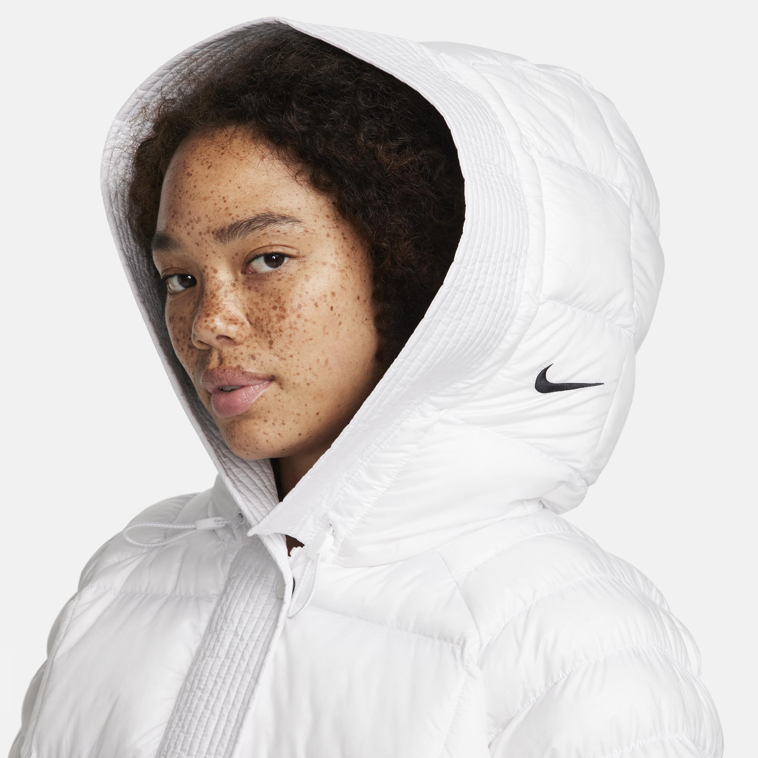 Women's Nike Sportswear Swoosh Puffer PrimaLoft® Therma-FIT Oversized Hooded Jacket Product Image