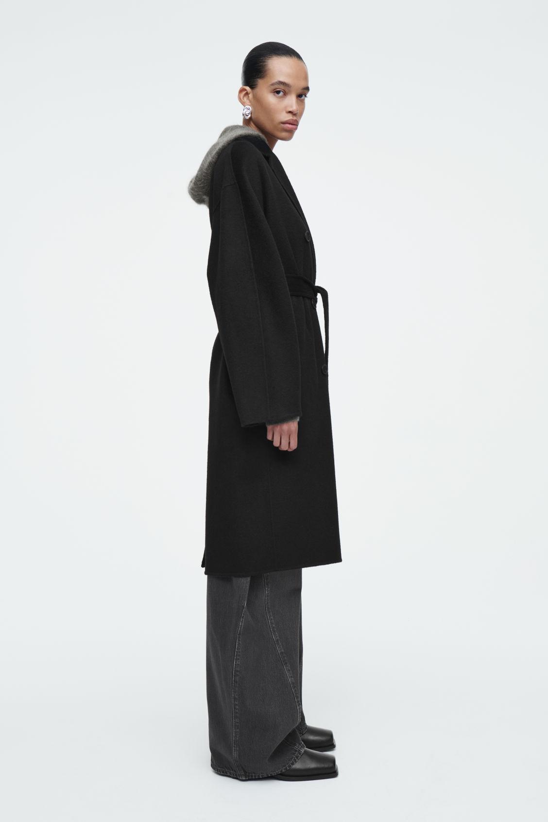 OVERSIZED DOUBLE-BREASTED WOOL COAT Product Image