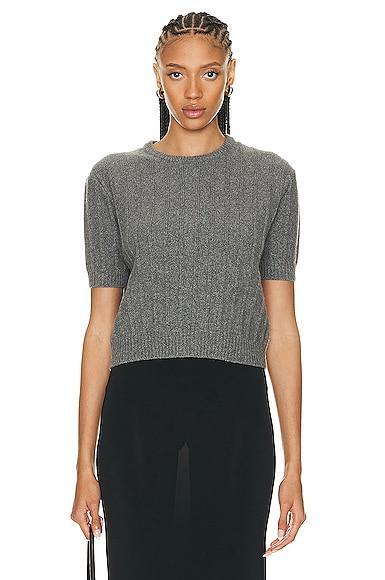 KHAITE Esmeralda Sweater in Grey Product Image