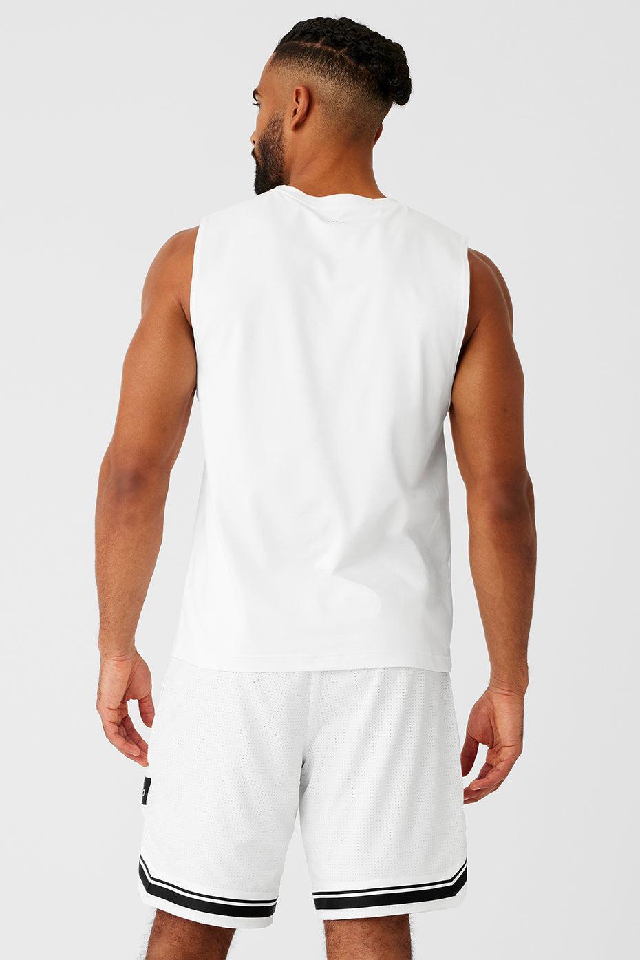 Conquer Muscle Tank - White Male Product Image