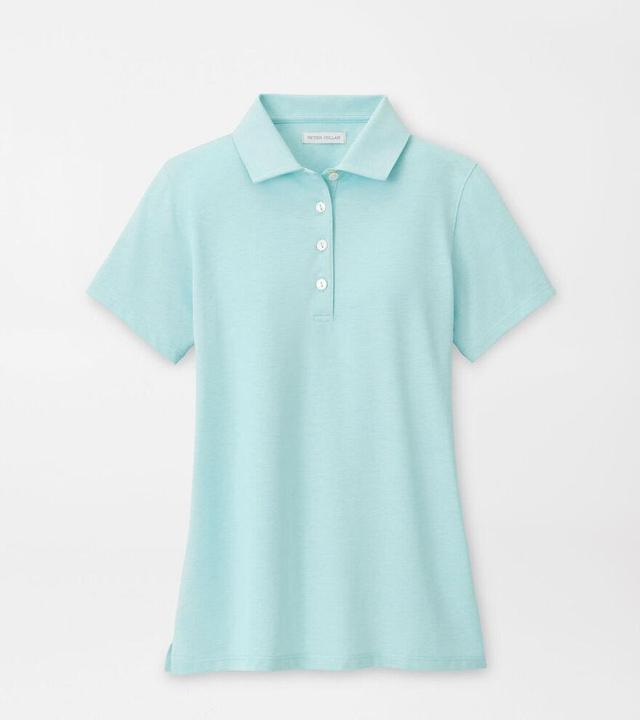 Peter Millar Womens Albatross Polo | Color: Blue Spruce | Size: XL Product Image