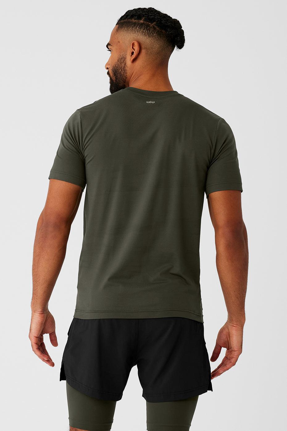 Conquer Reform Crewneck Short Sleeve - Stealth Green Male Product Image