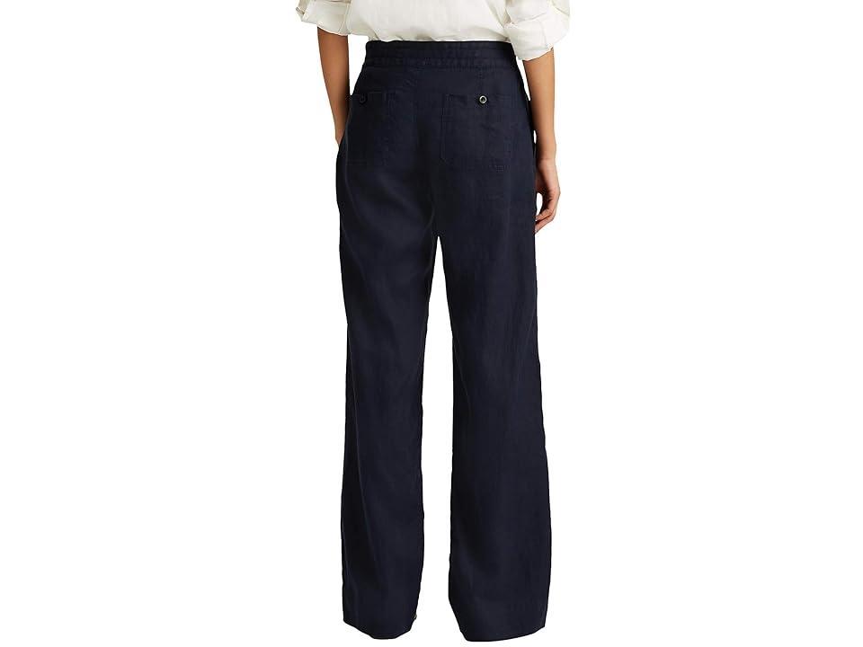 Lauren Ralph Lauren Linen Wide-Leg Pants Women's Clothing Product Image