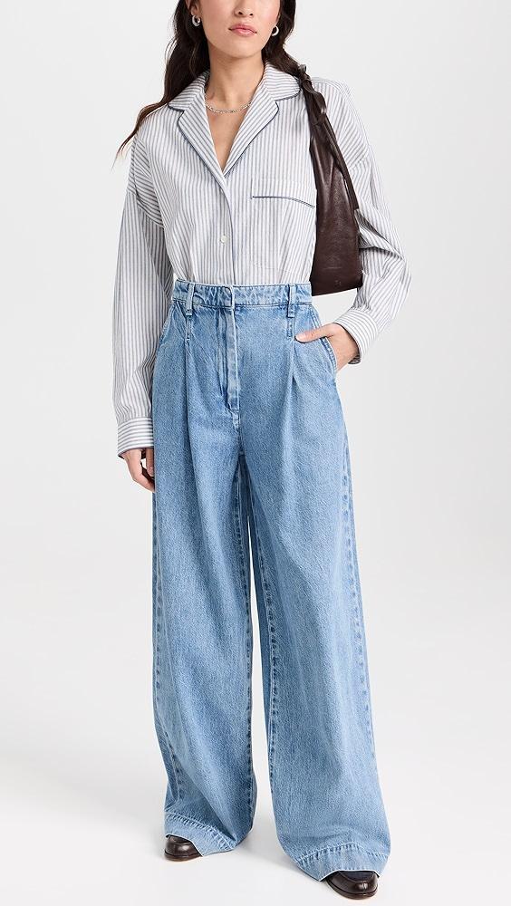 rag & bone Featherweight Abigale Pleated Trousers | Shopbop Product Image