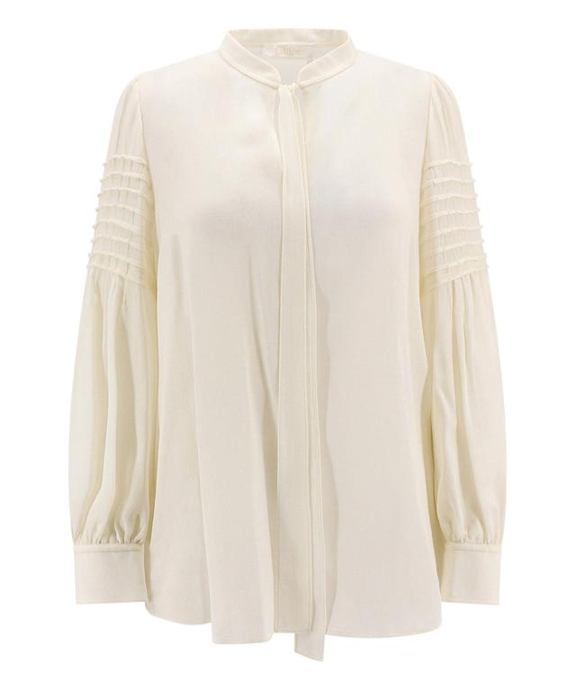 Blouse In Beige Product Image