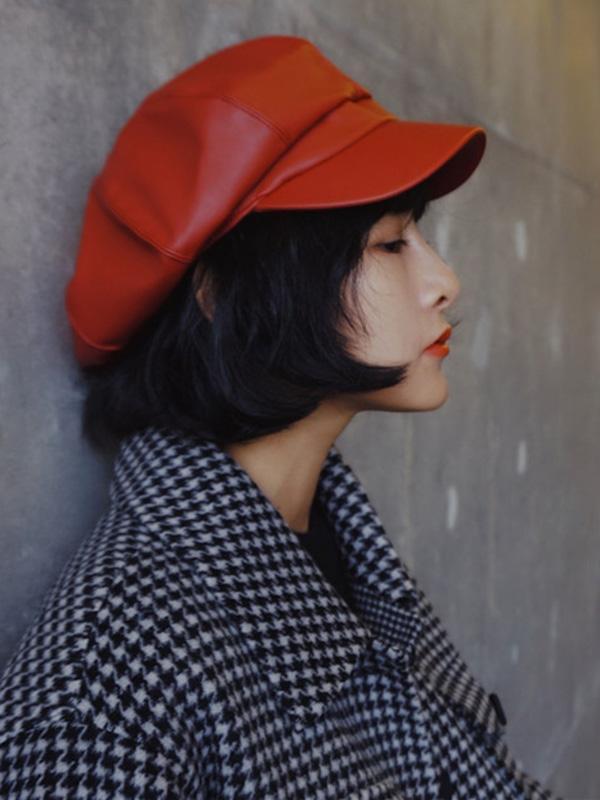 Vintage Solid Beret Hats Product Image