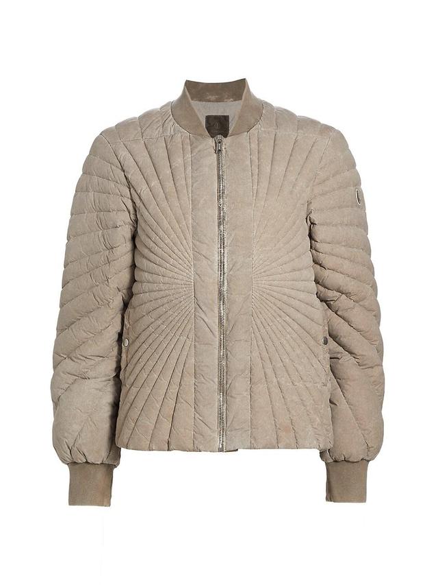 Womens Rick Owens x Moncler Radiance Flight Down Bomber Jacket Product Image