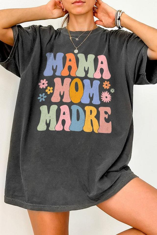 Mama, Mom, Madre Graphic Tee (Small to XL) Product Image