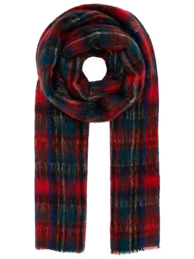 Plaid Check Pattern Scarf In Multicolor Product Image