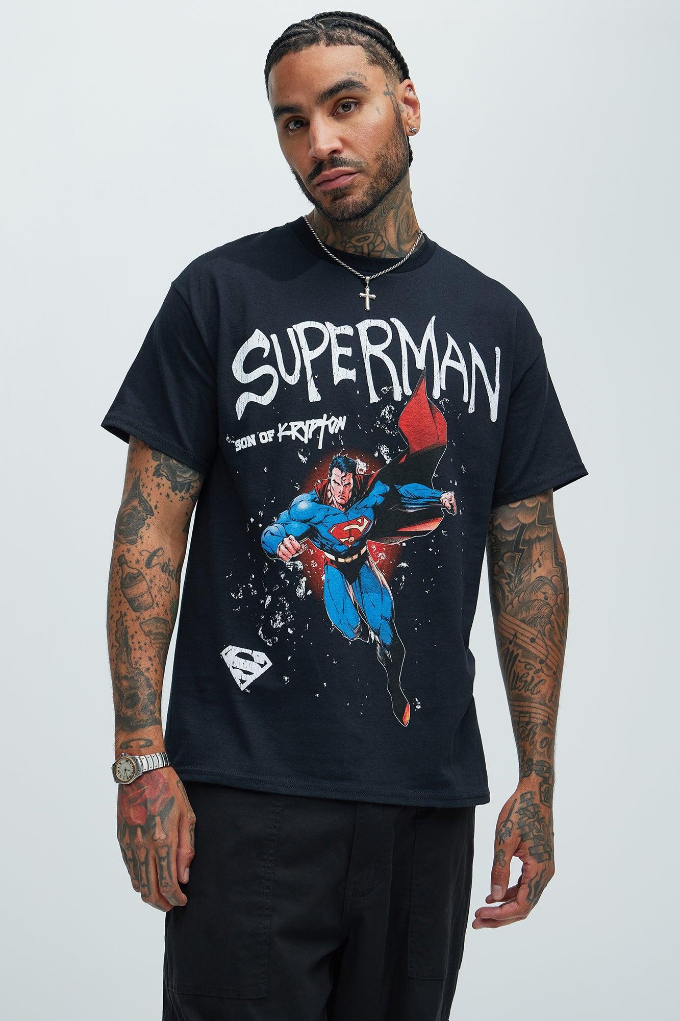 Superman Son Of Krypton Short Sleeve Tee - Black Product Image