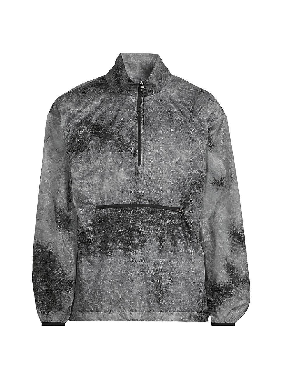 Mens Tie-Dye Relaxed-Fit Jacket Product Image