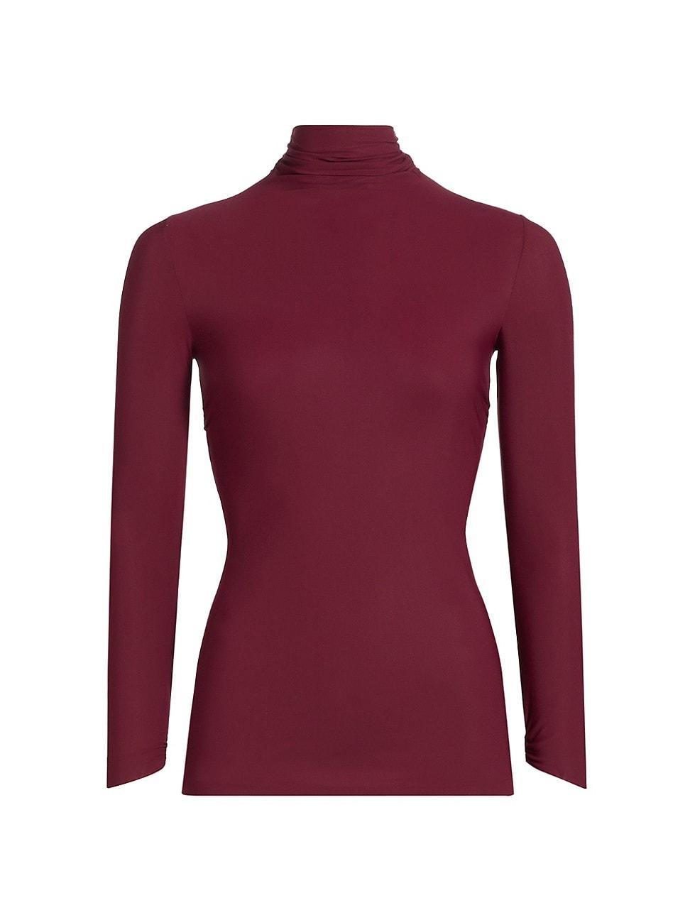 Womens Lupis Mockneck Jersey Top Product Image