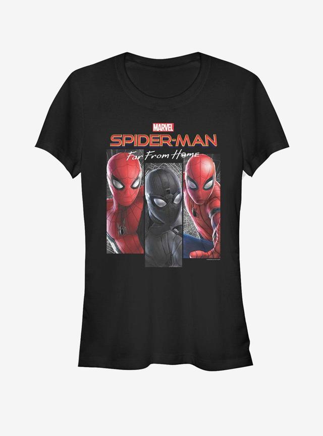 Marvel Spider-Man Far From Home Spider Panel Girls T-Shirt Product Image