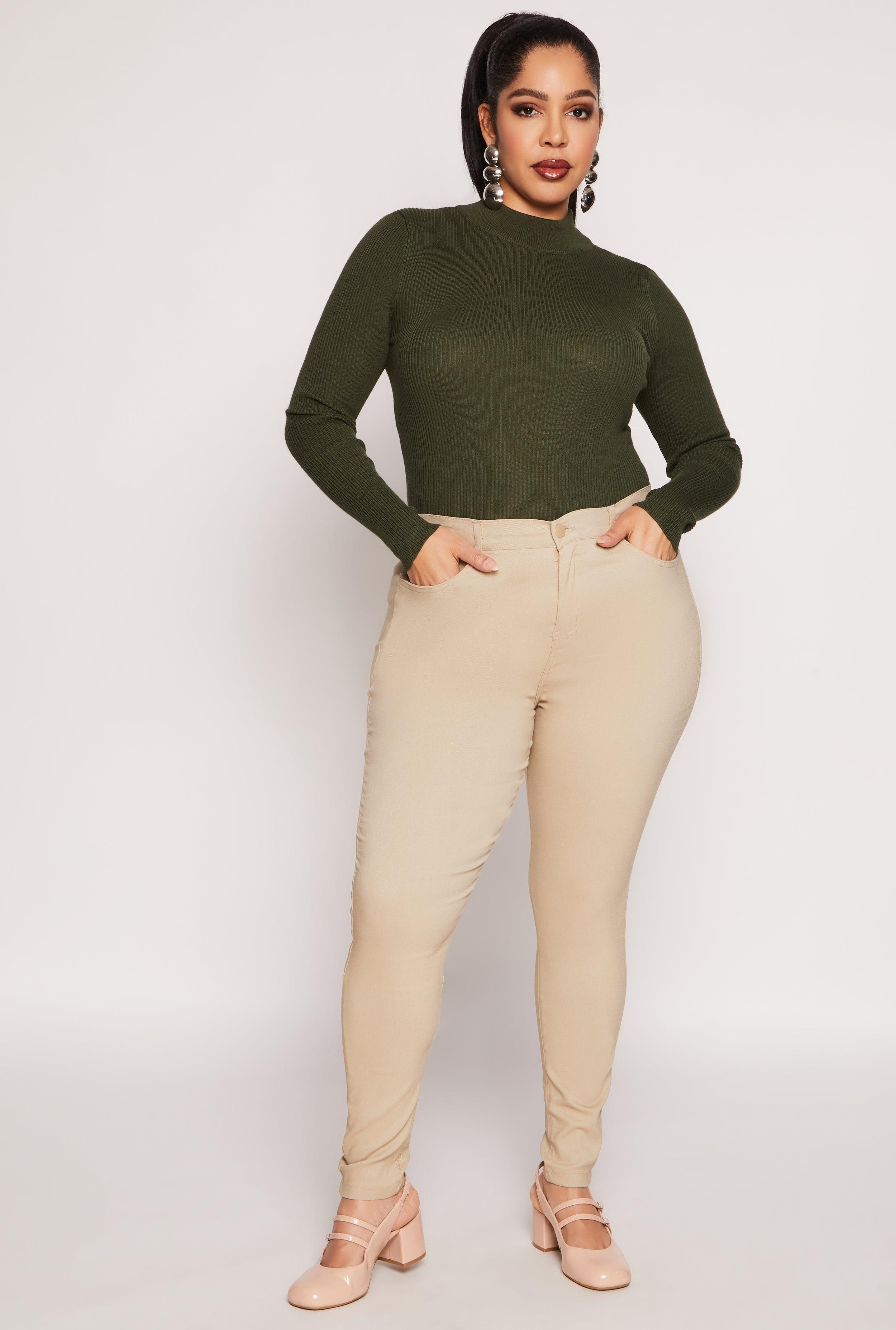 Womens Plus Size Hyperstretch High Waisted Pants Product Image