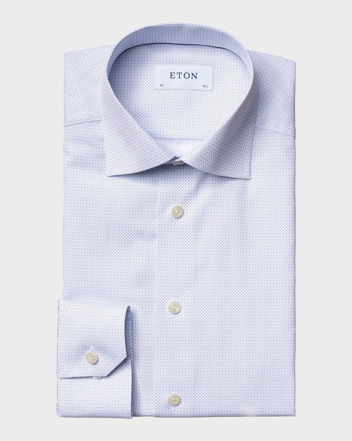 Eton Contemporary Fit Print Dress Shirt Product Image