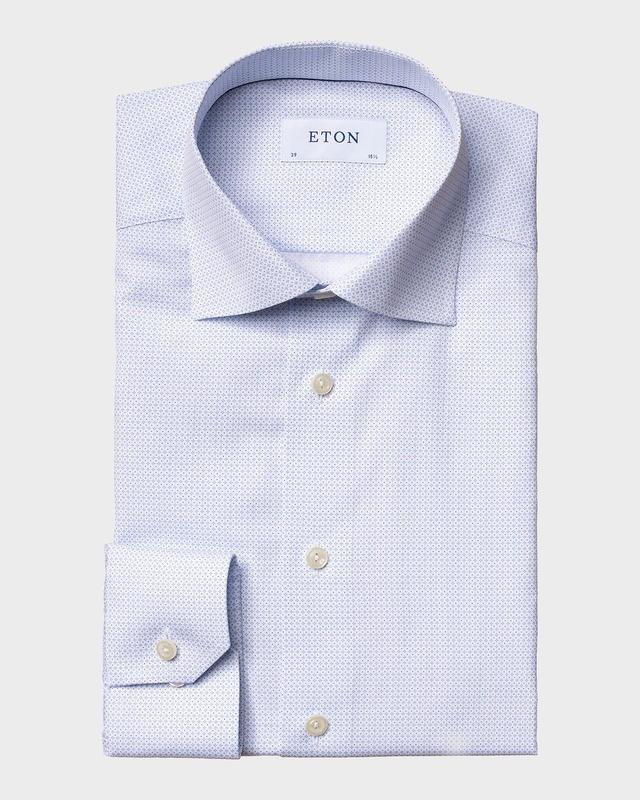 Eton Contemporary Fit Print Dress Shirt Product Image