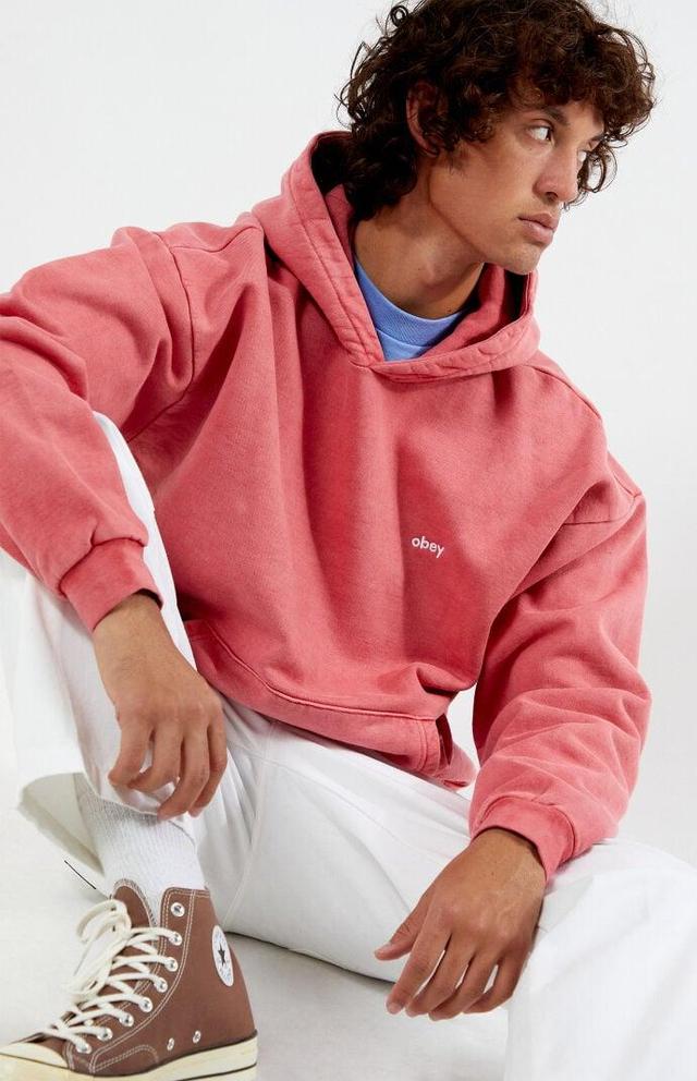 Obey Men's Lowercase Pigment Hoodie Product Image