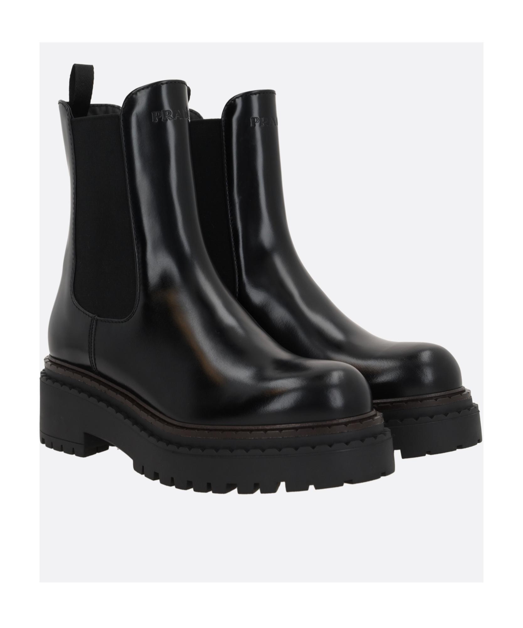 PRADA Chelsea Ankle Boots In Black Product Image