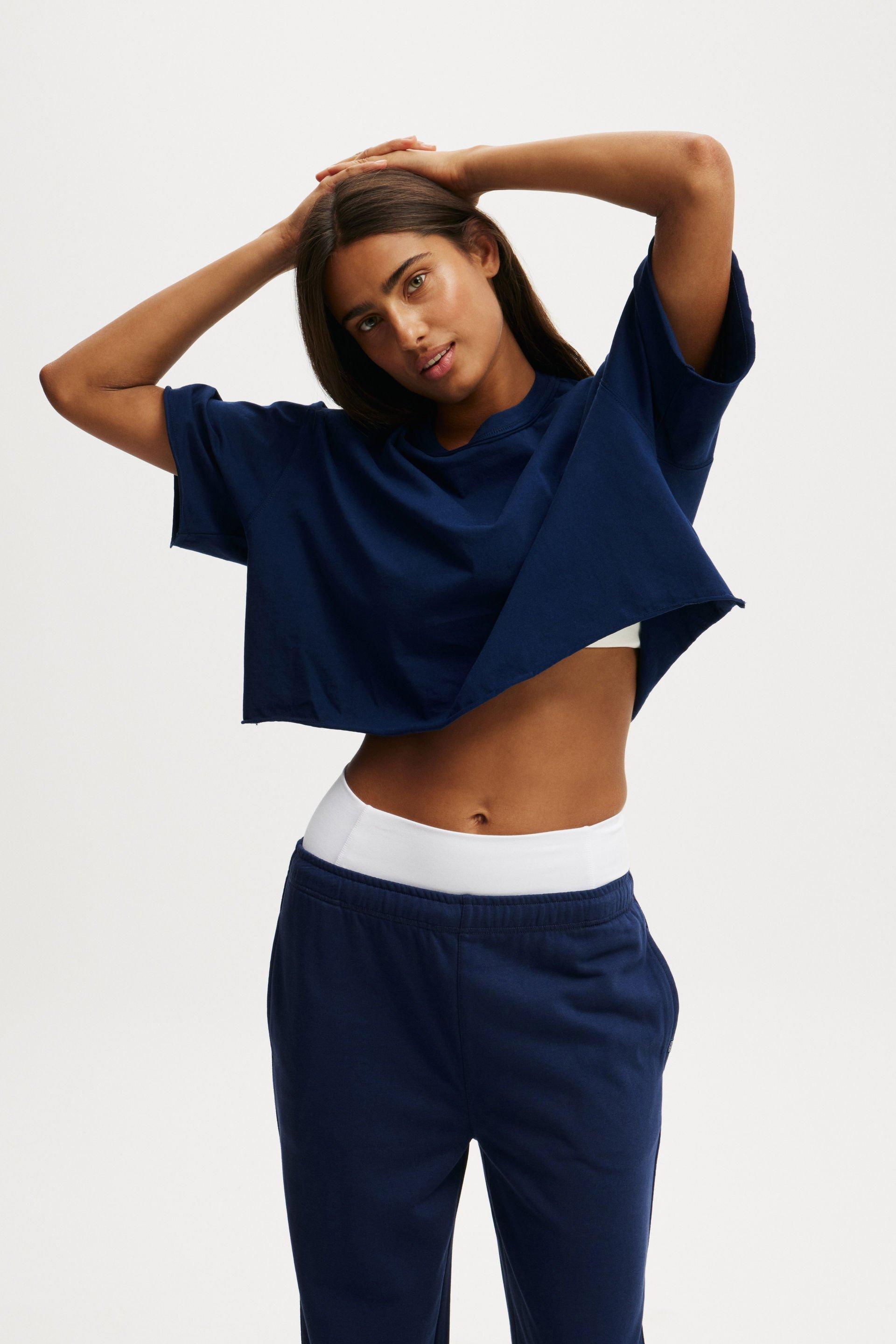 Active Relaxed Cropped Tshirt Product Image