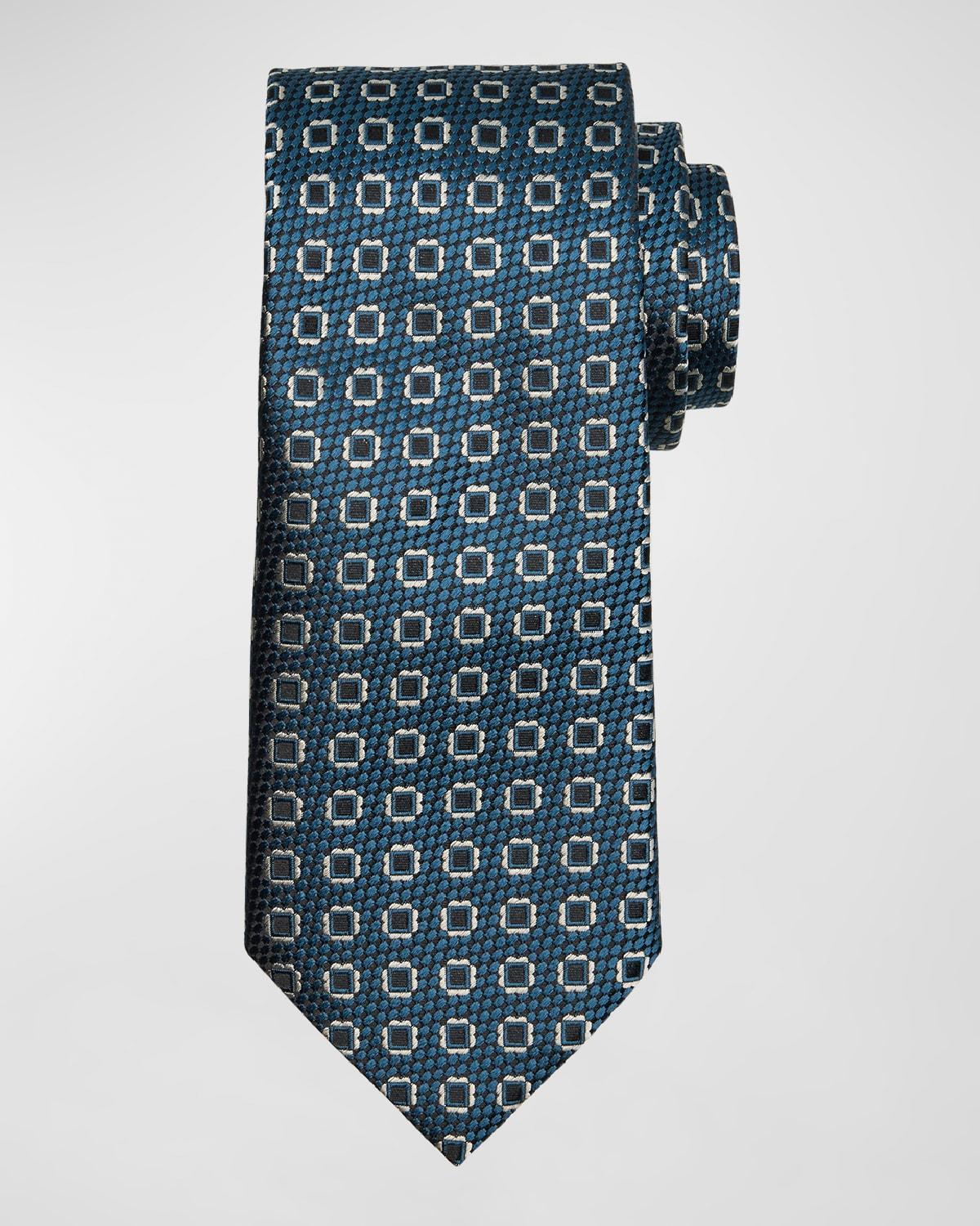 Mens Fancy Box Silk Tie Product Image