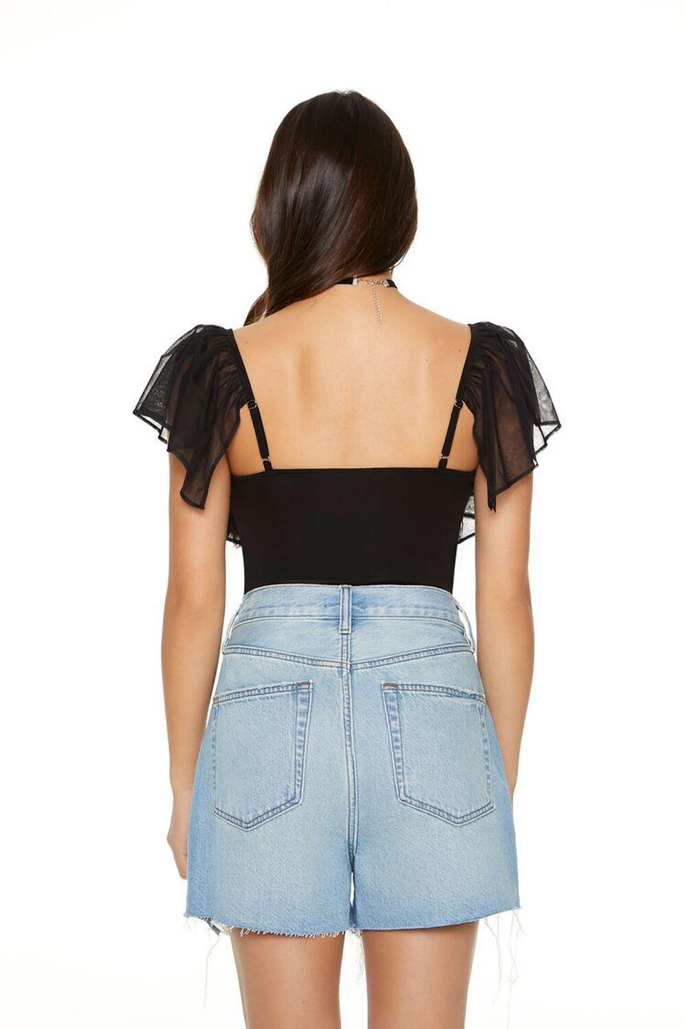 Ruffle-Trim Bodysuit | Forever 21 Product Image